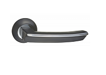 Межкомнатная дверная ручка Renz  Ровиго  428-08  B/CP, черный/хром